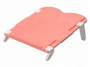 Room saving Adjustable Plastic Slab Shoes Holder Pink