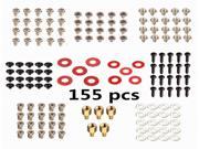 155pcs Computer Electronic Board Hard Disk Chassis Screw Washer Motherboard