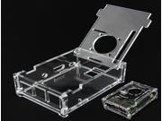 DIY Transparent V32 Version Acrylic Case For Raspberry Pi 2 Model B B
