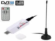USB 2.0 DVB T Stick with Remote Control FM Radio Function Support H.264 MPEG 4 MPEG 2 Encoding