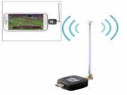 Micro USB 2.0 Mobile Watch DVB T TV Tuner Stick for Android Phone Pad Black