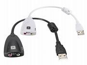 USB 2.0 Virtual 7.1 Channel 3D 5H V2 Audio External Sound Card