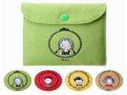 Girl Portable Sanitary Napkin Storage Bag Cotton Diaper Organizer Package Pouch Cute Coin Bag