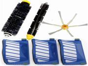 6Pcs Vacuum Cleaner Accessories Filters Brush Pack Kit For iRobot Roomba 600 Series 600 620 630 650