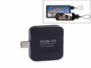 Micro USB 2.0 Mobile Watch DVB T2 TV Tuner Stick for Android Phone Pad Support Android 4.0.3 Above Black