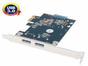 USB 3.0 2 Ports PCI E Express Controller Card 5Gbps