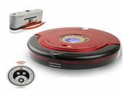 XRobot M 588 Multifunction Robotic Auto Vacuum Cleaner with LCD Panel Remote Controller Include Dock Red