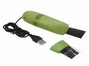 Fashion Mini USB Vacuum Cleaner Keyboard Vacuum Cleaner Green