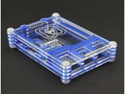 Blue With Transparent Acrylic Shell Case For Raspberry Pi 2 Model B RPI B
