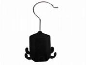Multi function French Hook Hat Flocking Pothook Black