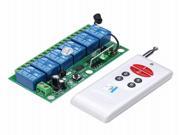 6 Channel 315MHz Multifunction Wireless Remote Control Switch 12V 10A