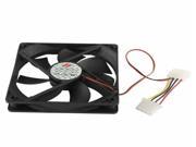 120mm 4 pin Cooling Fan with Dual Connectors 12025 4 pin