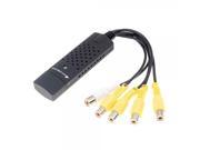 4 Channel USB DVR Video Audio Capture Adapter Easycap
