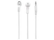 Authorized KEEKA 1.1M Flat Cable 3.5mm in Ear Earphone Headphone White for PC