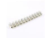 20A Dual Rows 12 Positions Wire Barrier Terminal Strip Block