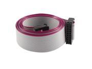 FC16P 100cm 16Pin Hard Drive Extension Wire Flat Ribbon Cable for Motherboard