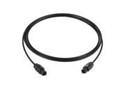 1.5M 59 Black Digital Sound Audio Male to Male M M Adapter Optical Fiber Cable