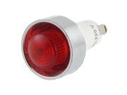 AC 220V Red Cap Emergency Signal Indicator Light Lamp