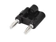 Speaker Screw Type Dual Banana Plug Connector Binding Post for 6mm Cable Dia