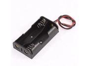 Plastic Spring Type Batteries Box Case Holder Container for 2 x 1.5V AA Battery