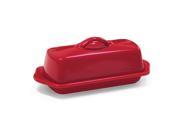 Chantal Ceramic Butter Dish Red