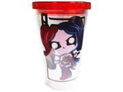 Funko DC Comics Harley Quinn 16 oz. Acrylic Travel Cup