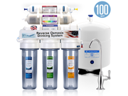 Express Water 10 Stage Alkaline Antioxidant Reverse Osmosis Home Drinking Water Filtration System 100 GPD