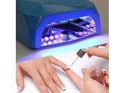 18W Nail Dryer Professional Diamond Shaped CCFL LED UV Nail Lamp