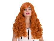 Halloween Women Cosplay Wigs CoastaCloud Mermaid Orange Cosplay Long Wave Wig with Bang 65cm 26