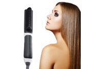Hair Straightener Faster Straightening Styling Hair Care Digital Porcelain Ceramic Comb Brush Paddle Brush A
