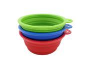 Silicone Collapsing Pet Bowls Folding Portable Pet Bowls Premium Pet Collapsible Bowl