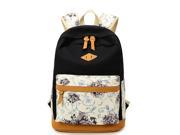 Casual Style Lightweight Canvas Laptop Backpack Cute Travel School College Shoulder Bag for Teenage Girls Students Women
