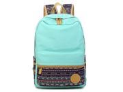Casual Style Lightweight Canvas Laptop Bag Shoulder Bag Bookbag School Backpack with Cross body Bag and Purse Pen Bag
