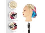 22 24 Training Head Cosmetology Mannequin Heads Colorful Synthetic Fiber Hair for Hairdressing Training Auburn Shade