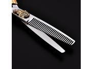 6 INCH SALON HAIRDRESSING HAIR CUTTING THINNING BARBER SCISSORS SHINE STRARS STYLE