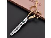 Salon Hair Cutting Thinning Scissors Professional Hairdressing Barber Shears Gold Monkey Style 6