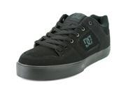 DC Pure Mens Size 9.5 Black Leather Skate Shoes UK 8.5 EU 42.5