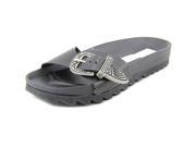 Steve Madden Taflin Women US 6 Black Slides Sandal