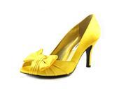 Nina Forbes Women US 6.5 Yellow Peep Toe Heels