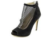 INC International Co Sicili Women US 8.5 Black Peep Toe Heels