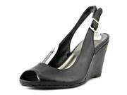 Style Co Babeta Women US 5.5 Black Wedge Sandal
