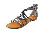 Report Georgya Women US 8.5 Black Gladiator Sandal