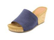 Style Co Jackeyy Women US 7 Blue Wedge Sandal