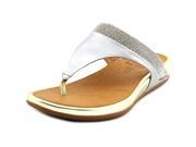 FitFlop Banda Women US 7 Silver Thong Sandal
