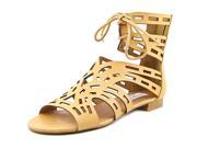 Chelsea Zoe Cierra Women US 6.5 Tan Gladiator Sandal