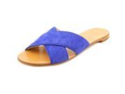 Stuart Weitzman Byway Women US 7.5 Blue Slides Sandal
