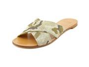 Stuart Weitzman Byway Women US 5 Green Slides Sandal