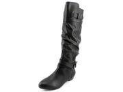 Material Girl Cresta Women US 5.5 Black Knee High Boot