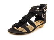 American Rag Leah Women US 8.5 Black Gladiator Sandal