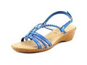 Easy Street Lucca Women US 5.5 Blue Wedge Sandal
